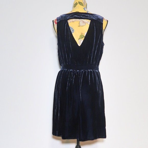 Twist & Tango Black Velvet Dress Size 38 - Picture 4 of 9